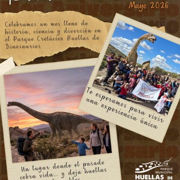 MALARGUE PROMOCIONA EL PARQUE DE HUELLAS – MAYO MES ANIVERSARIO Y VACACIONES DE INVIERNO