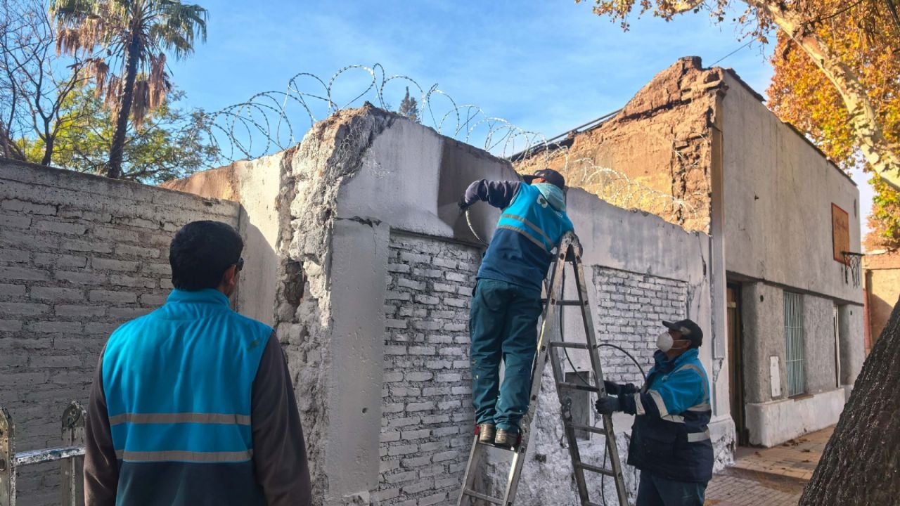 Ciudad intervino un inmueble en ruinas tras reiteradas denuncias de los vecinos